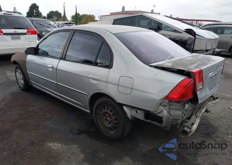 2003 Honda Civic Lx из США, поврежденный, VIN 2HGES16583H563453